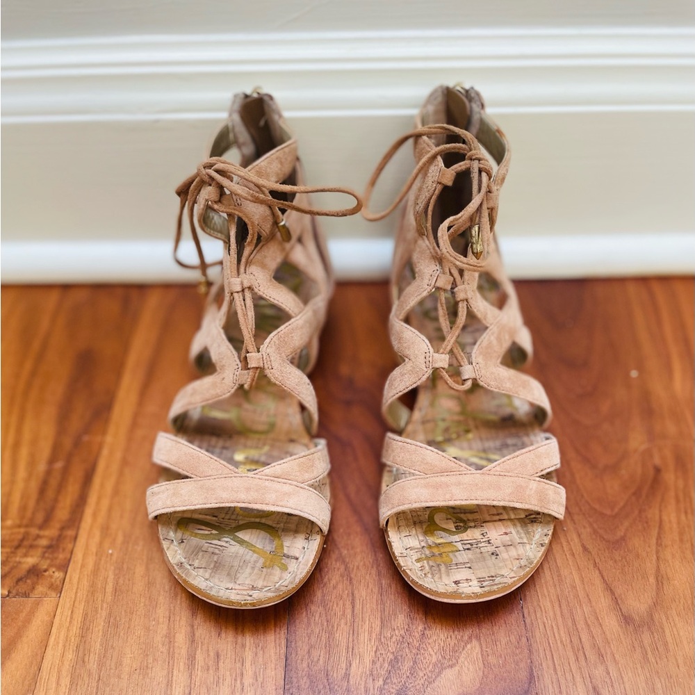 Sam Edelman Tan Gladiator Sandals